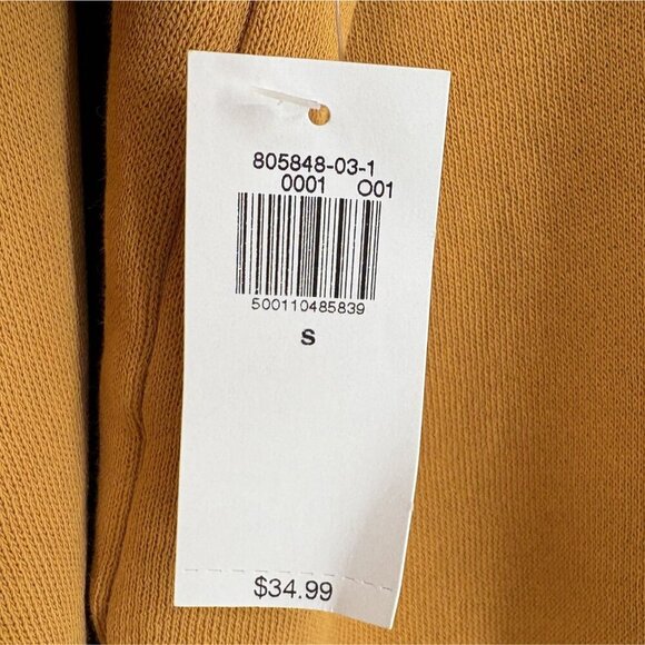 NWT Old Navy Women's Christian Graphic Sweatshirt S Mustard Yellow He Has A Plan - Picture 5 of 10